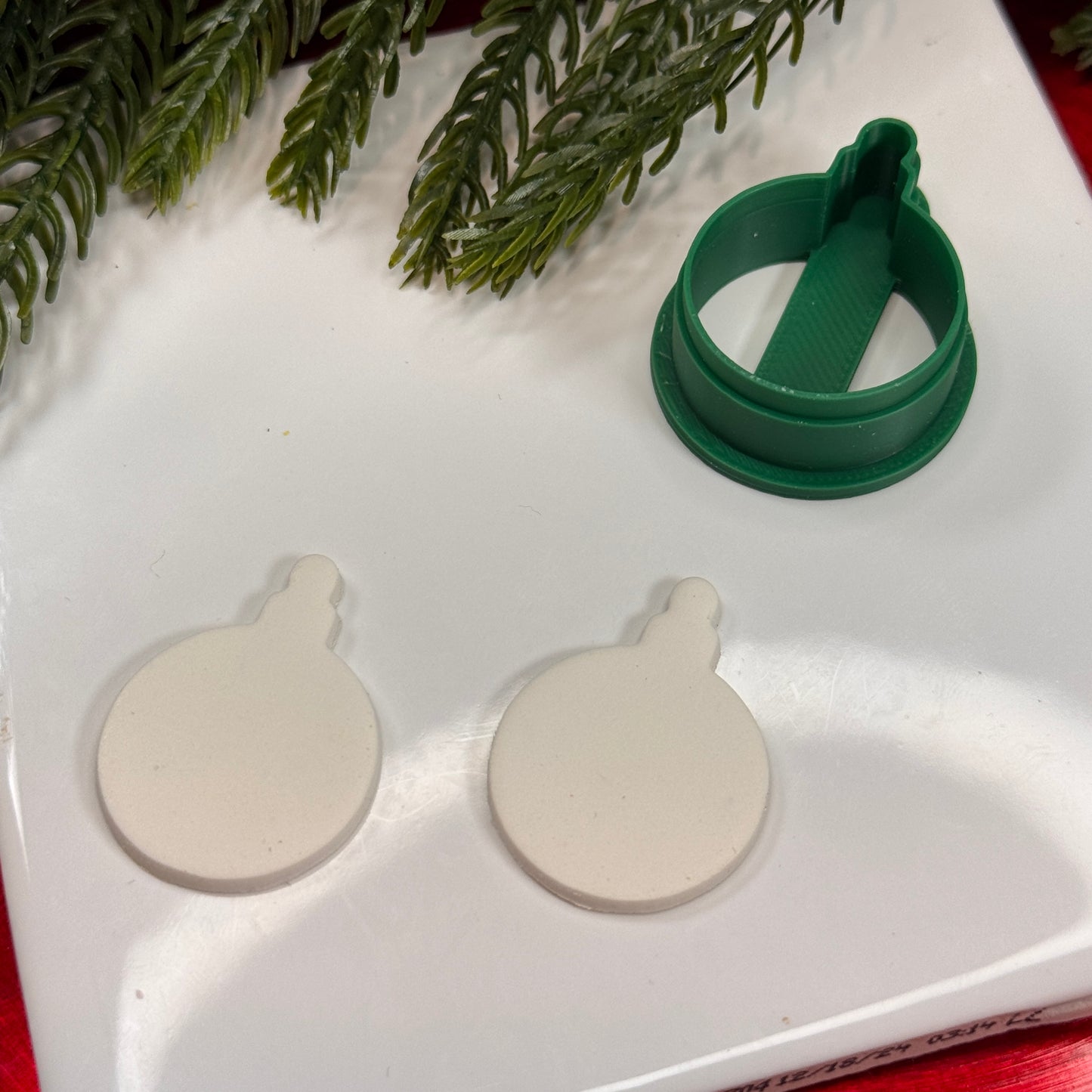 Christmas ornament polymer clay cutter