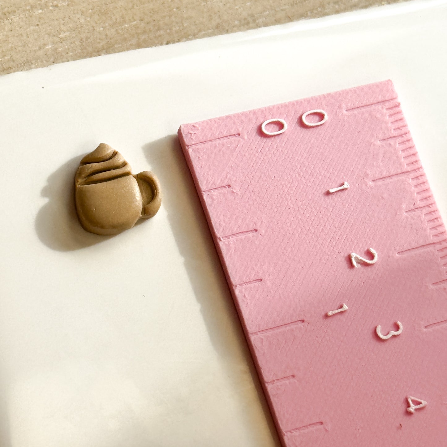 Coffee Mug With Cream Stud Polymer Clay Cutter (set of 2)