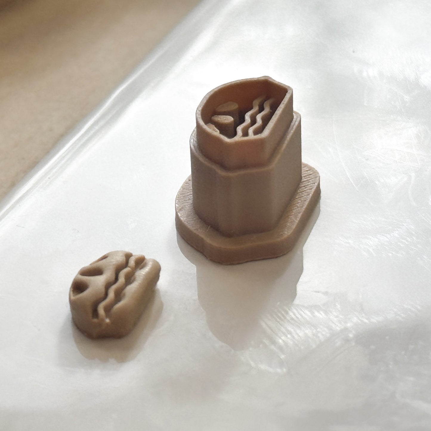 Pumpkin Pie Stud Polymer Clay Earrings