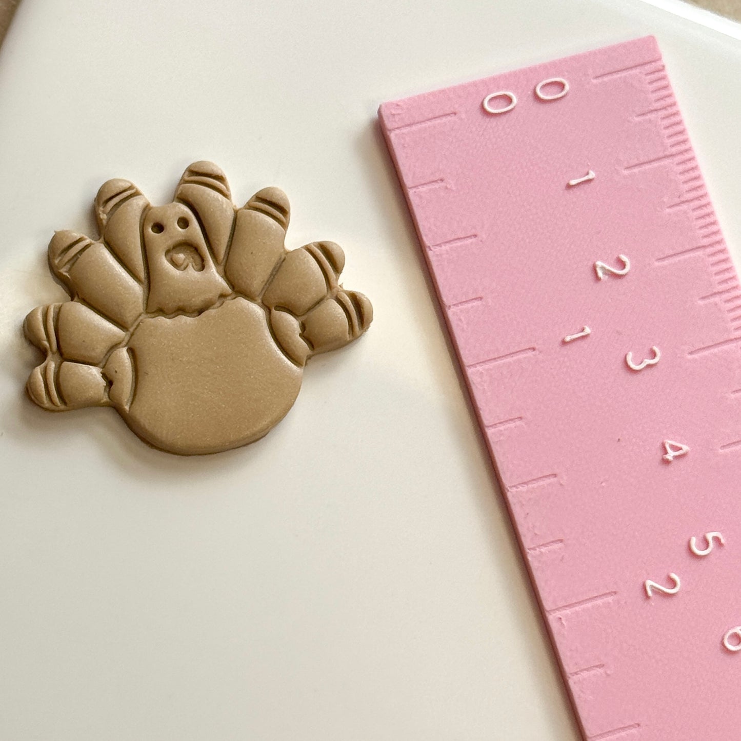 Thanksgiving Turkey Animal Polymer Clay Cutter