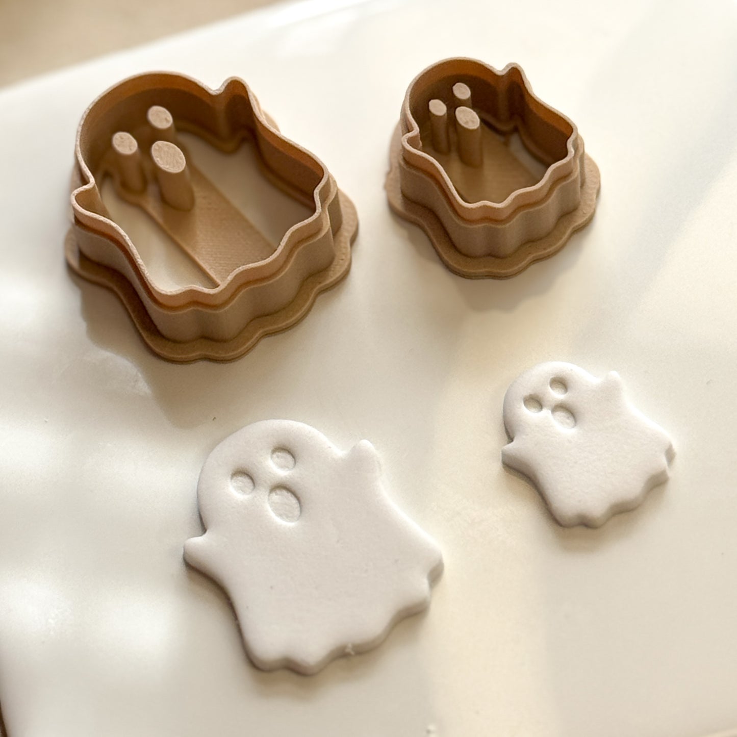 Simple Ghost Polymer Clay Cutter