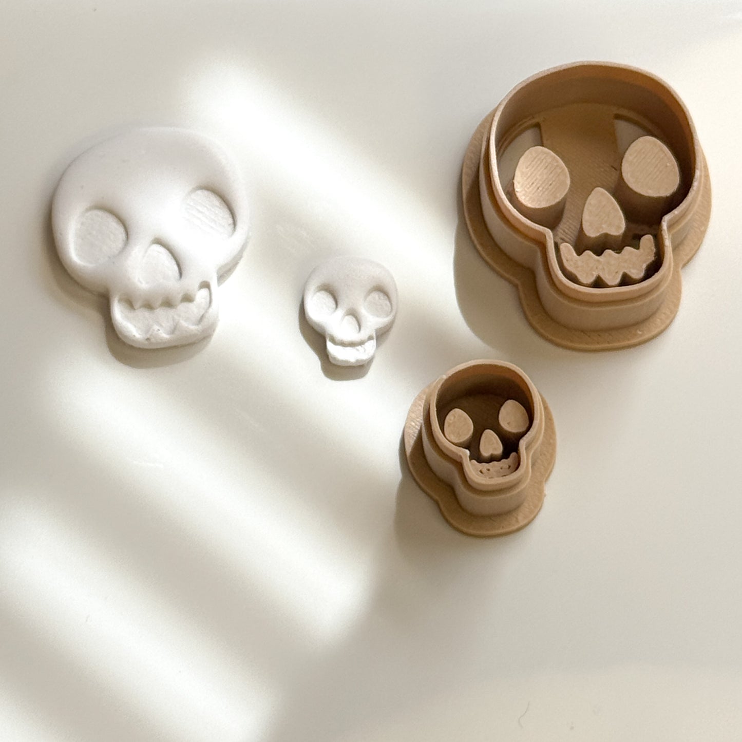 Skull Head Polymer Clay Cutter