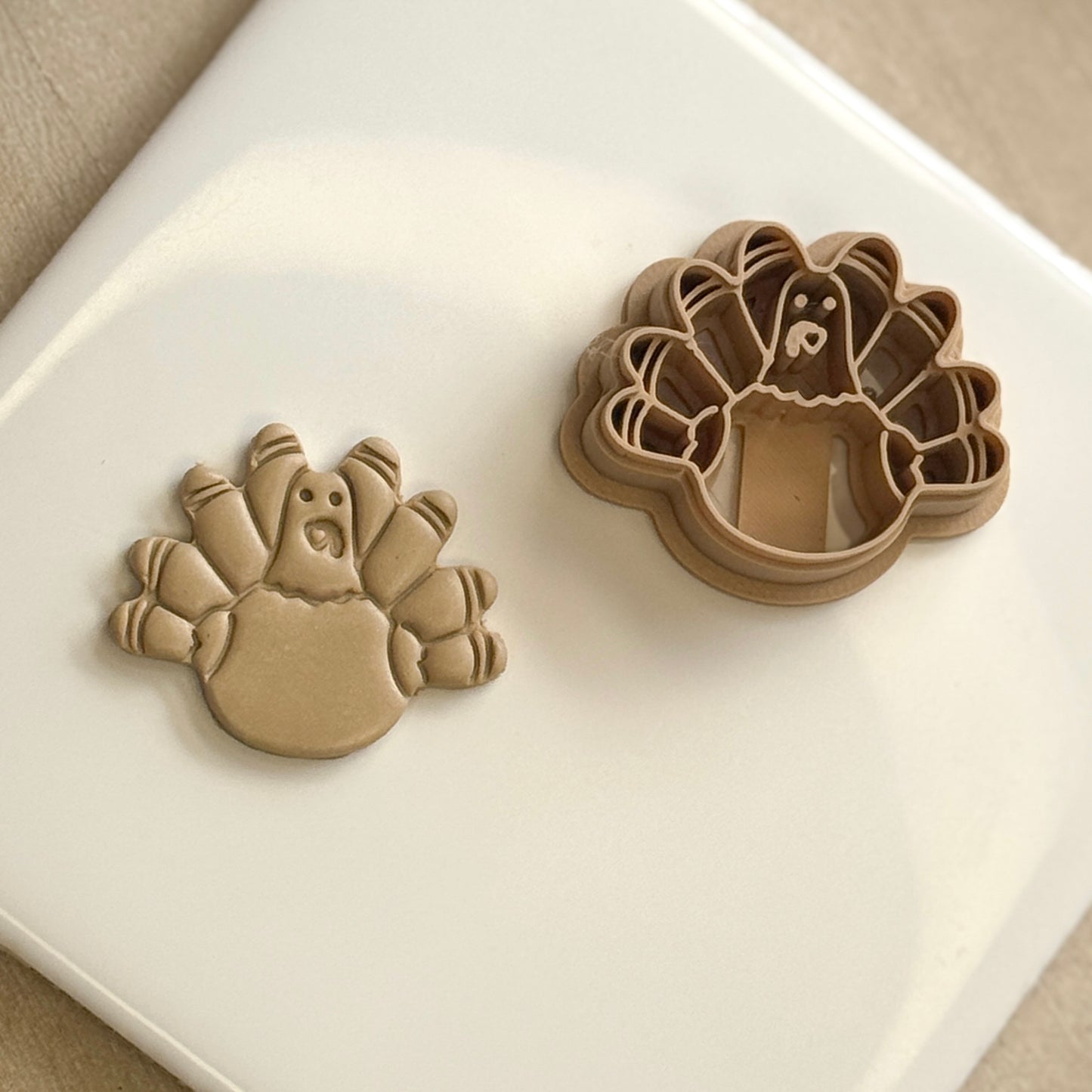 Thanksgiving Turkey Animal Polymer Clay Cutter
