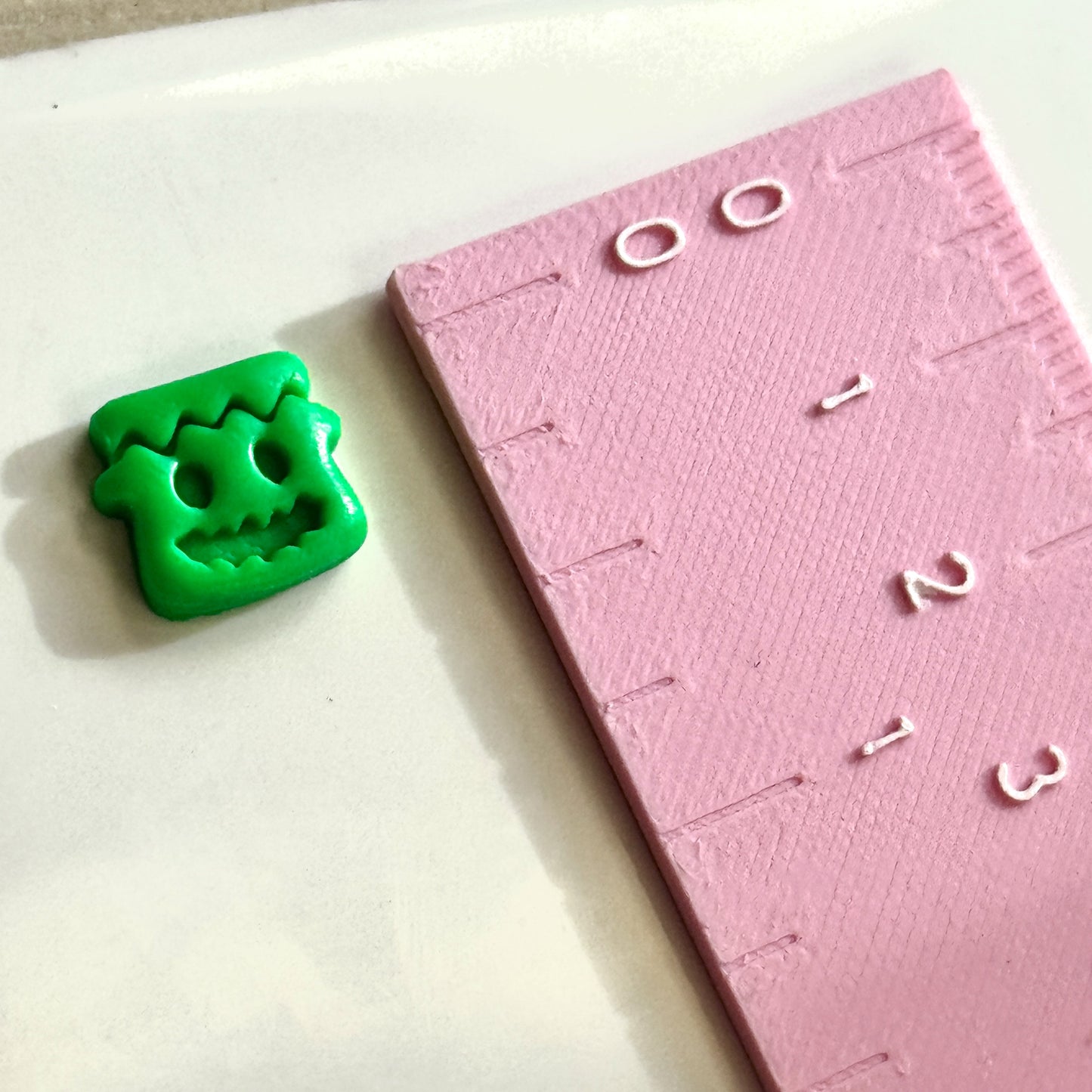 Frankenstein Head Stud Polymer Clay Cutter