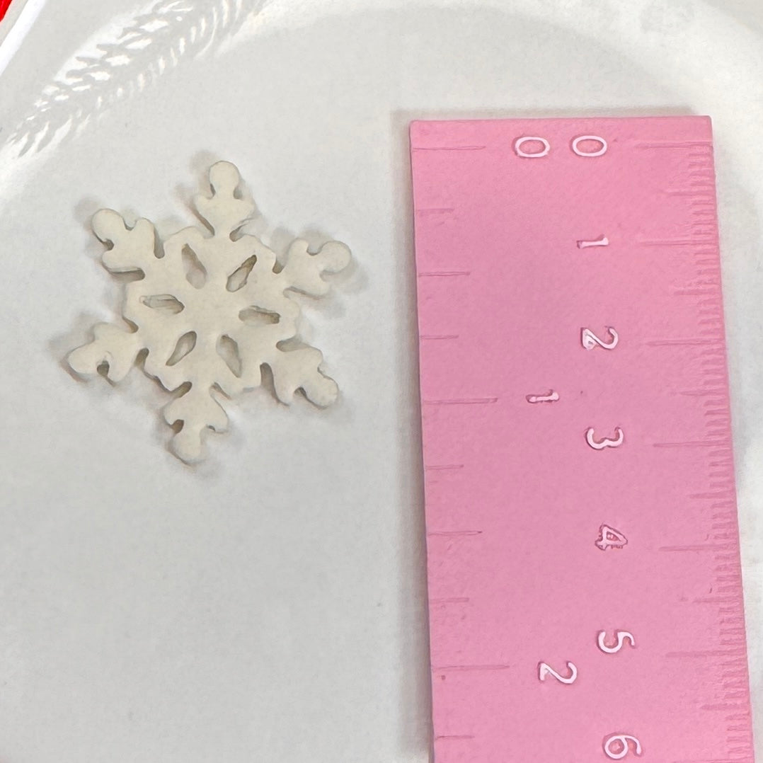 Christmas snowflake polymer clay cutter