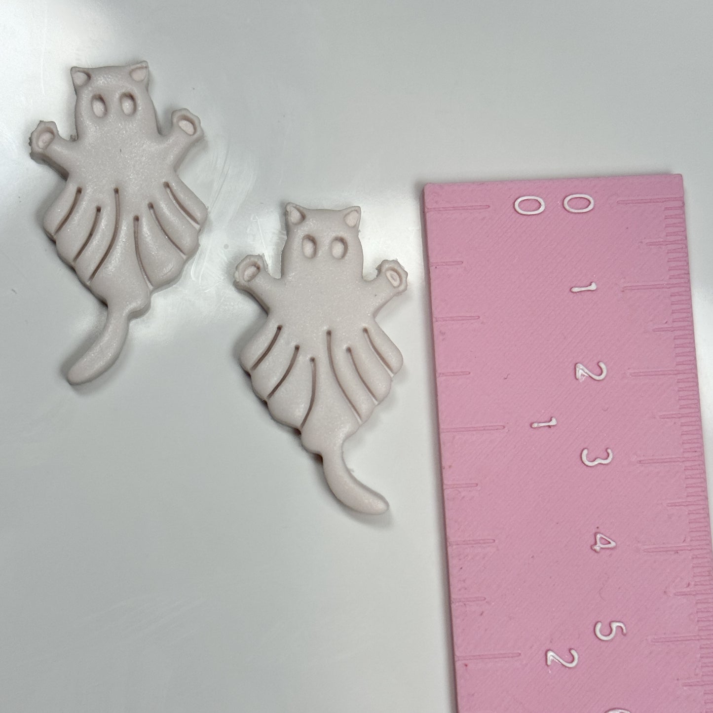 Cat Ghost Polymer Clay Cutters