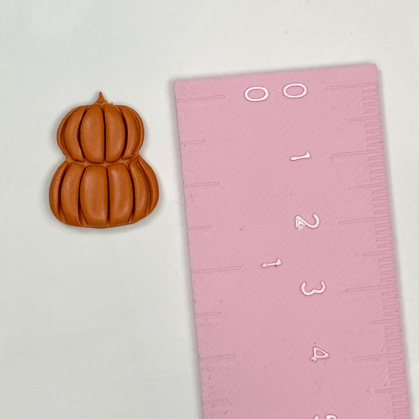 2 Stacked Pumpkins Polymer Clay Cutter