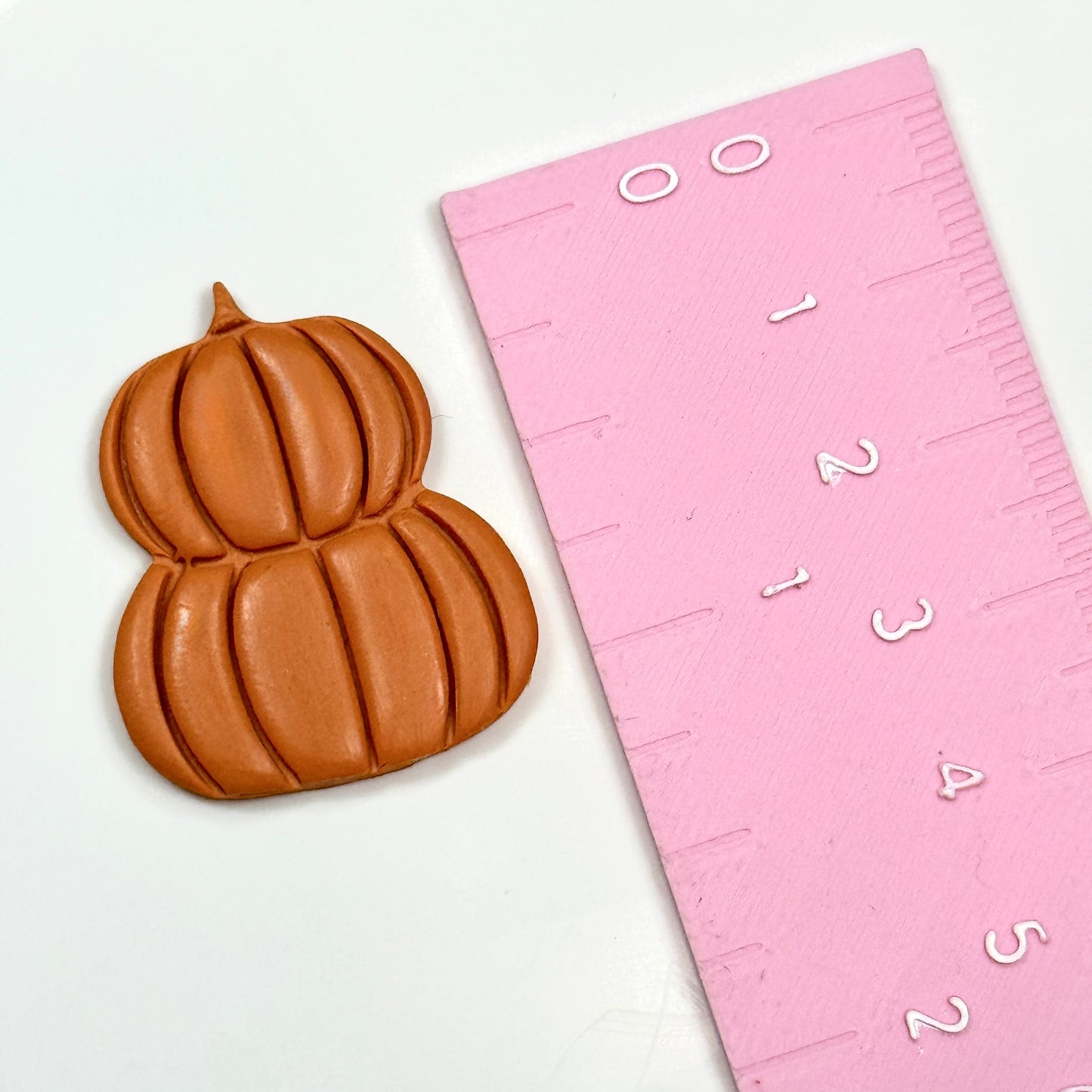 2 Stacked Pumpkins Polymer Clay Cutter