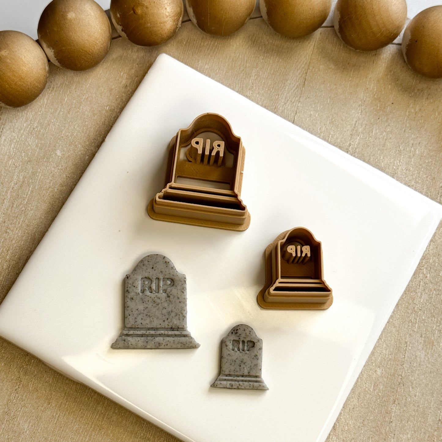 Tombstone Grave Polymer Clay Cutter
