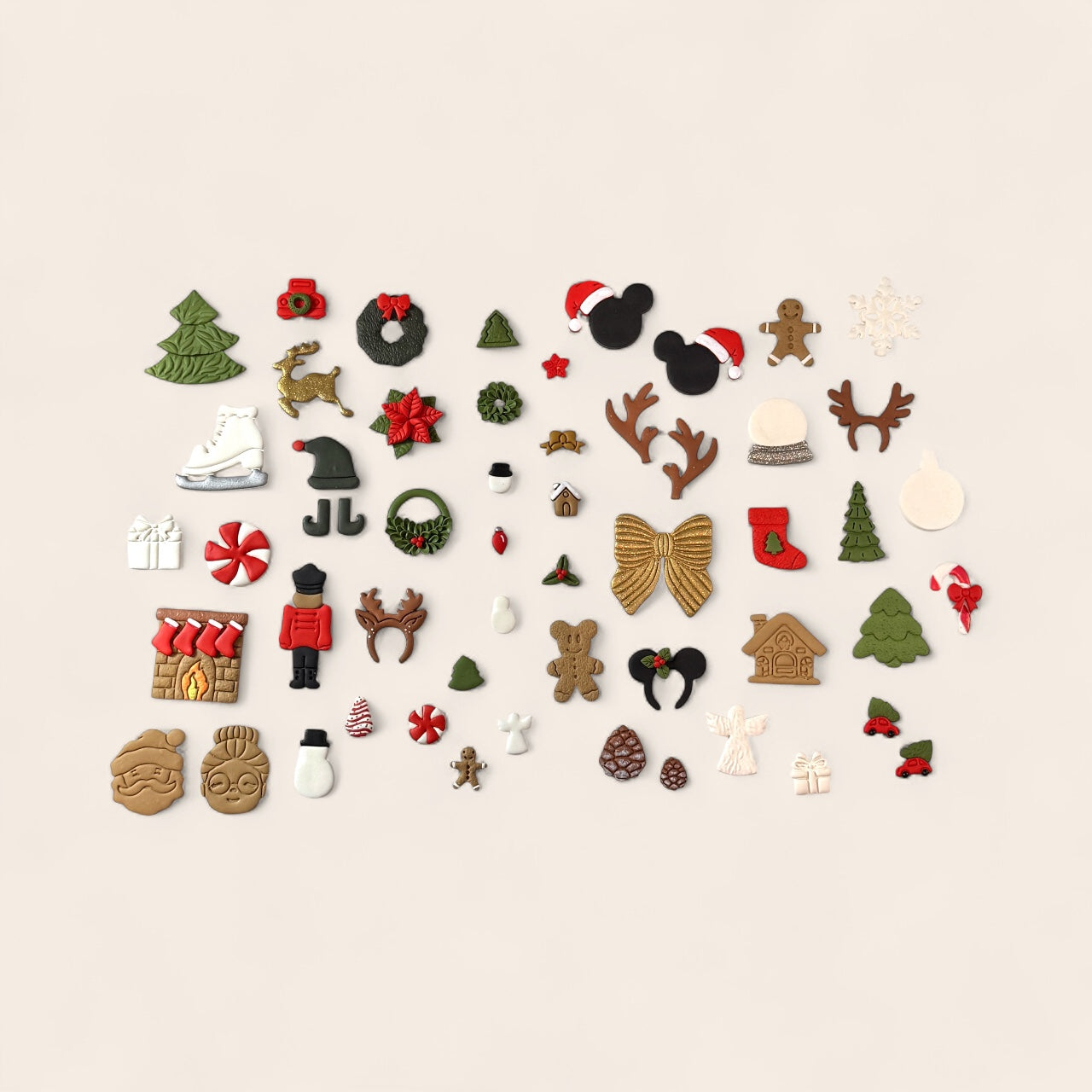 Entire Christmas polymer clay cutter collection