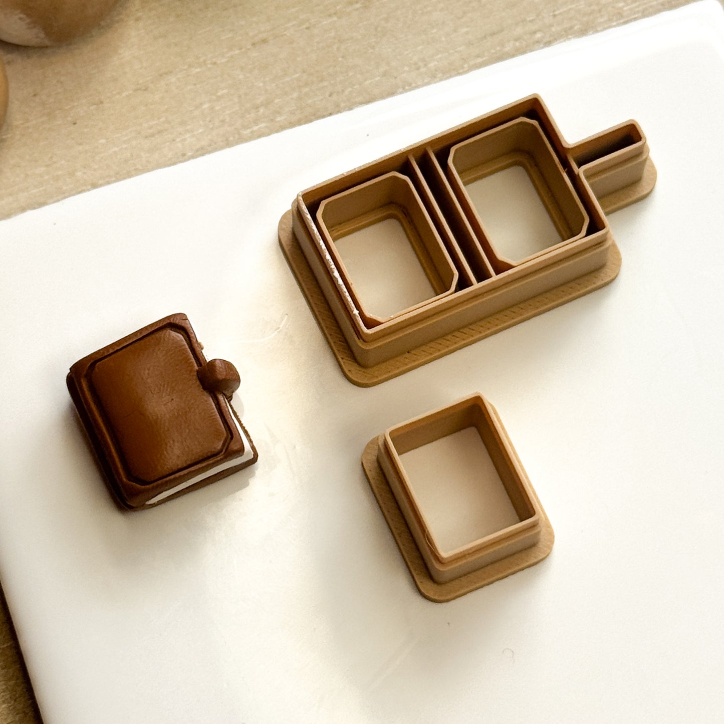 Book with Flap Polymer Clay Cutter