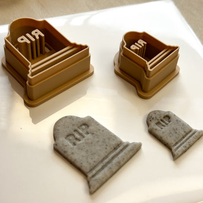 Tombstone Grave Polymer Clay Cutter