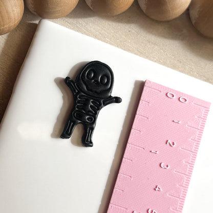 Skeleton Boy Costume Polymer Clay Cutter