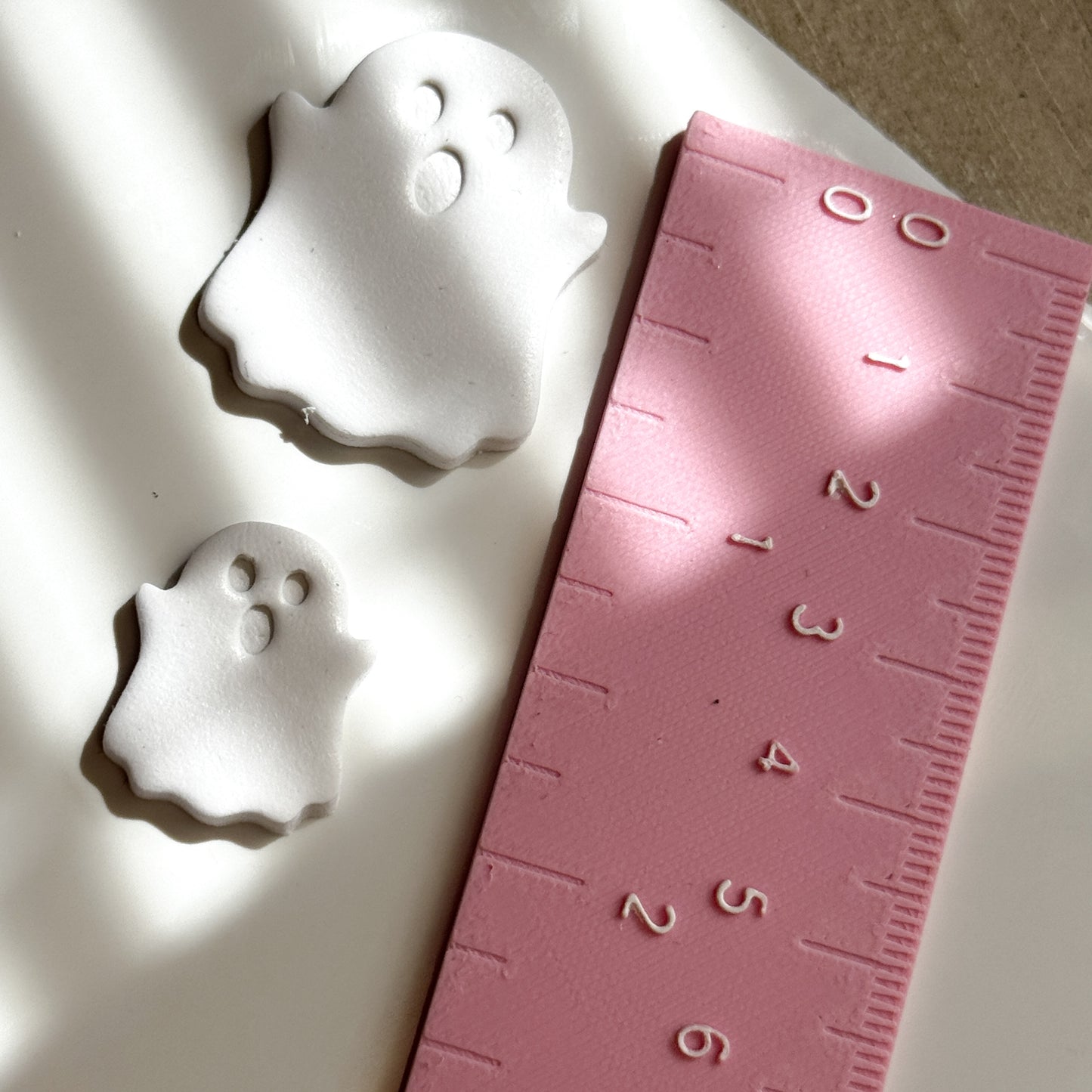Simple Ghost Polymer Clay Cutter
