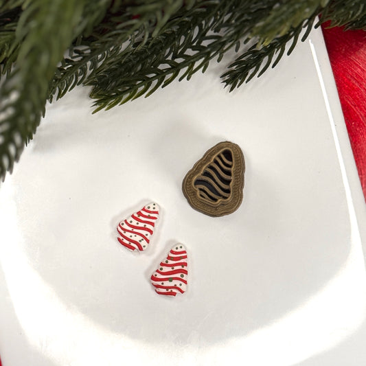 Christmas Little Deb tree polymer clay cutter