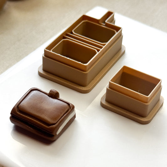 Book with Flap Polymer Clay Cutter