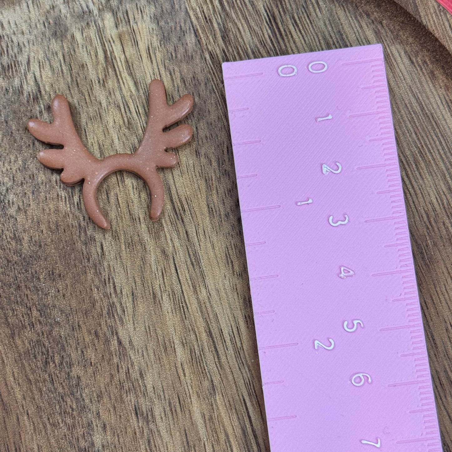 Christmas antler reindeer headband polymer clay cutter