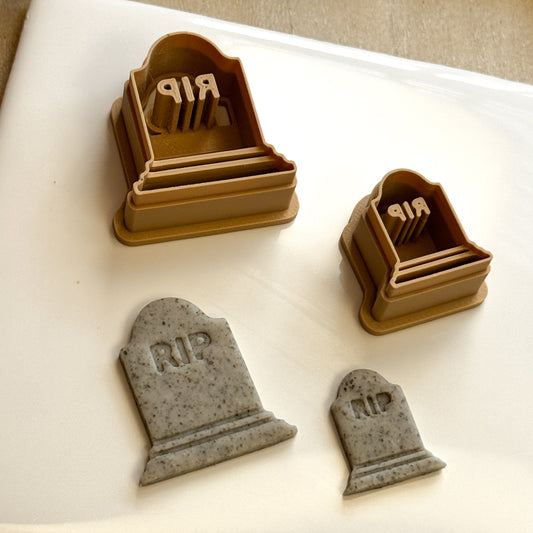 Tombstone Grave Polymer Clay Cutter