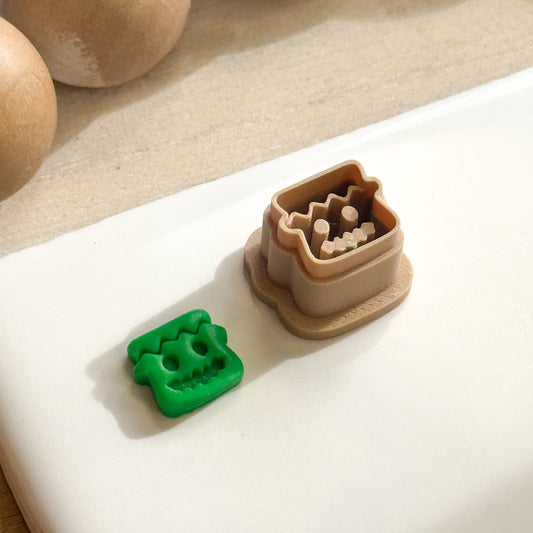 Frankenstein Head Stud Polymer Clay Cutter