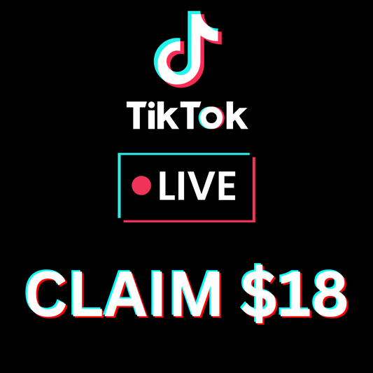 $18 TikTok Live Claim