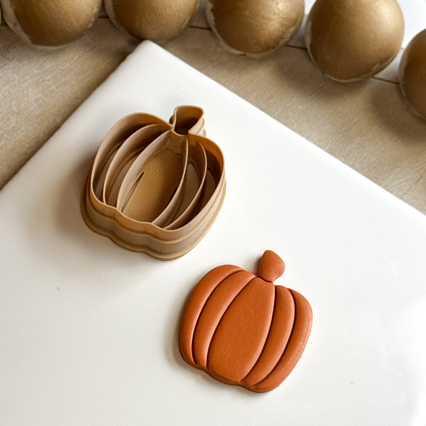 Big Pumpkin Polymer Clay Cutter