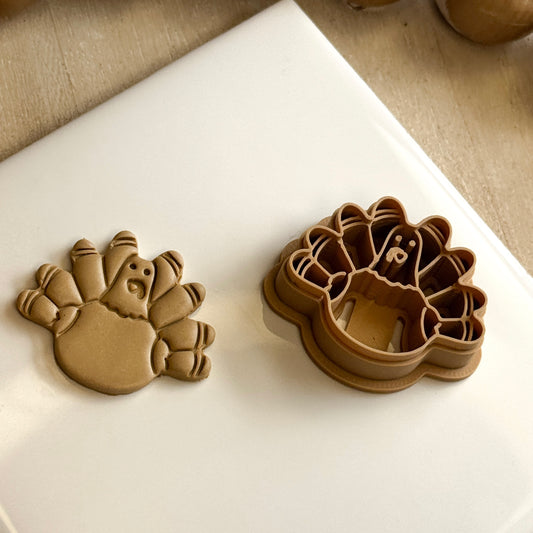 Thanksgiving Turkey Animal Polymer Clay Cutter