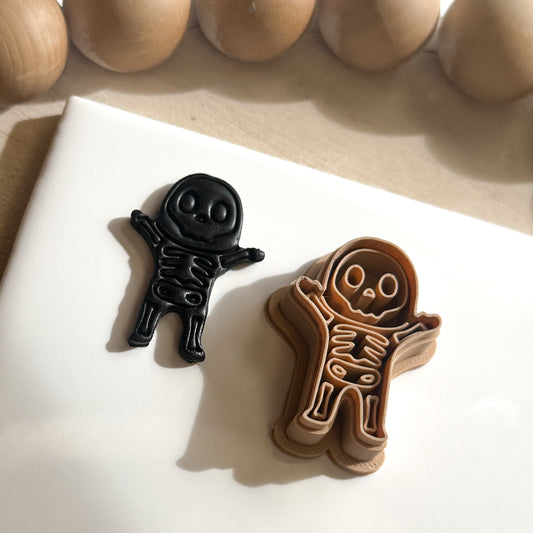 Skeleton Boy Costume Polymer Clay Cutter
