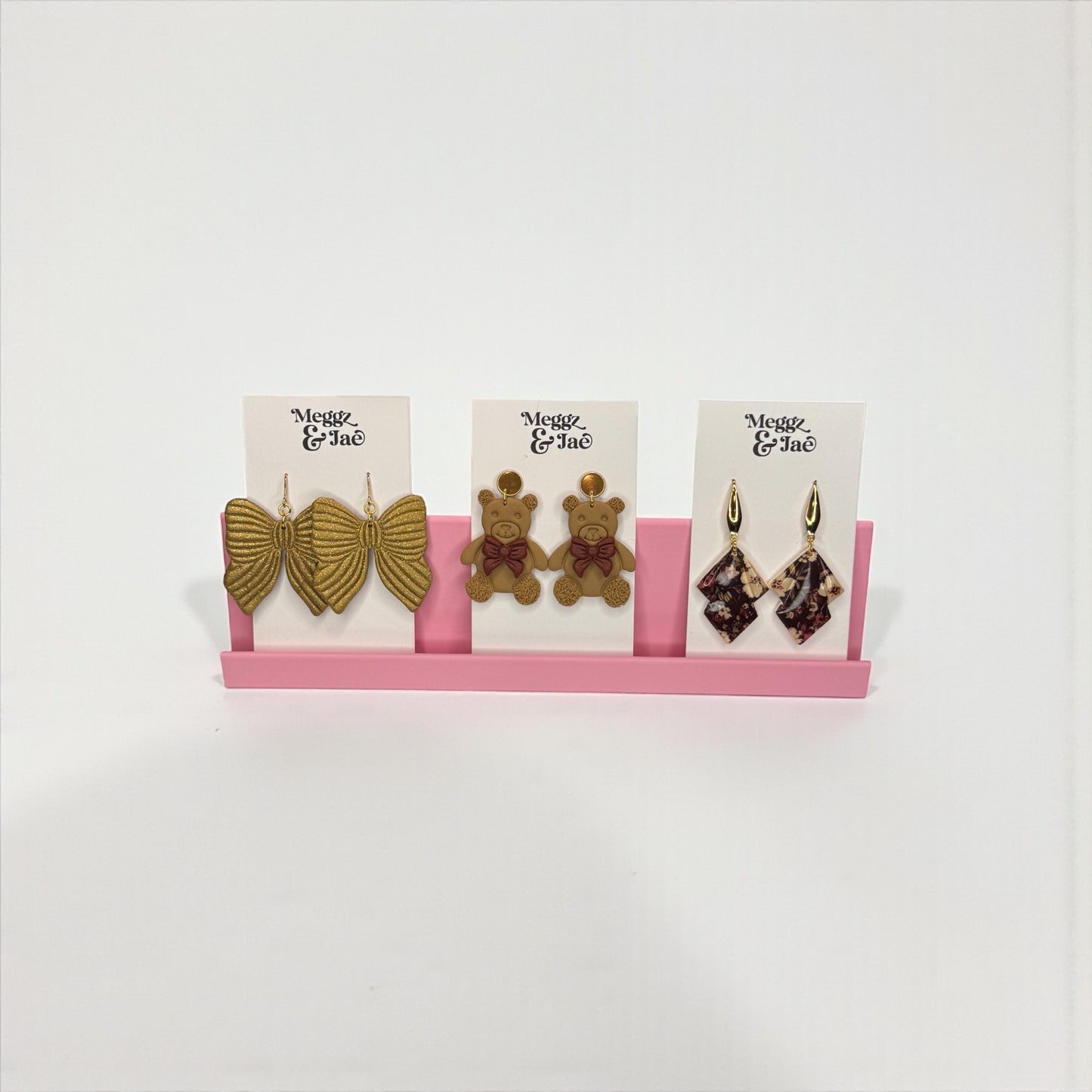 Set of 2 Jewelry Card Display Stand