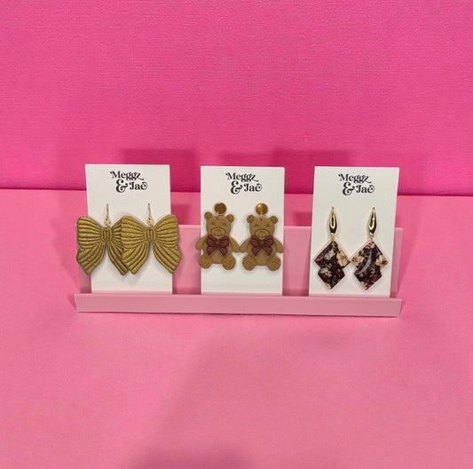 Set of 2 Jewelry Card Display Stand