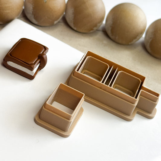 Book with Flap Polymer Clay Cutter