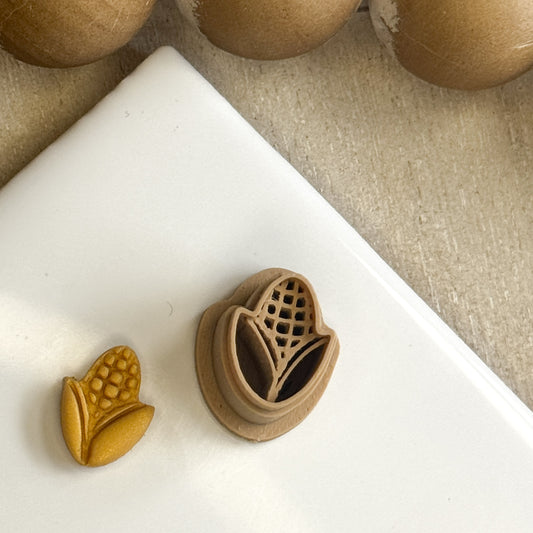 Corn on the Cobb Polymer Clay Stud Cutter