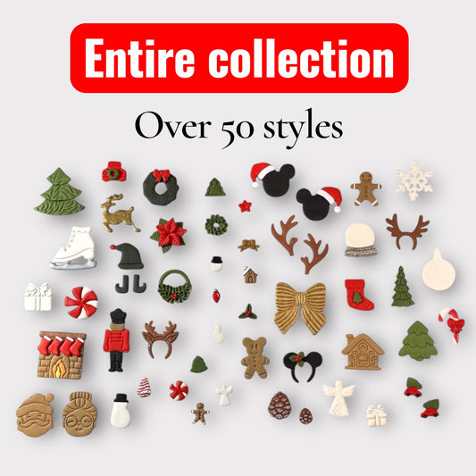 Entire Christmas polymer clay cutter collection